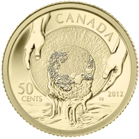 2012 Canada 50-cent Cariboo Gold Rush 1/25oz. Gold Coin (No Tax)