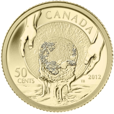 2012 Canada 50-cent Cariboo Gold Rush 1/25oz. Gold Coin (No Tax)