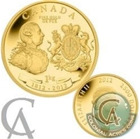 2012 Canada $2500 - King George III Peace Medal Gold Kilo (No Tax)