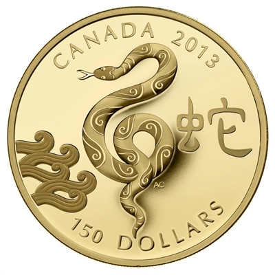 2013 Canada $150 Gold - Year of the Snake (#4 in series).