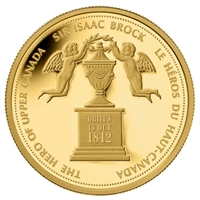 2012 Canada $350 Sir Isaac Brock - Hero of Upper Canada Pure Gold (No Tax)