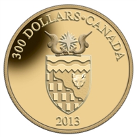 2013 Canada $300 14K Coat of Arms - Northwest Territories Gold