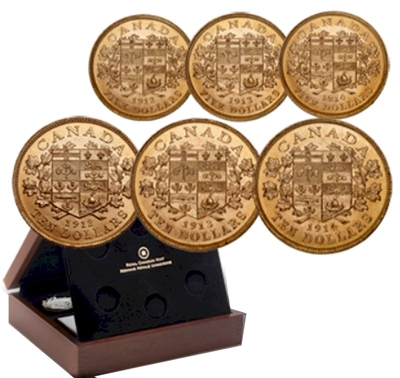 1912-1914 Canada's First Gold Coins Premium Hand-Selected 6-coin Set