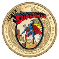 2013 Canada $75 Superman: The Early Years 14K Gold Coin