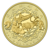 2013 Canada $500 An Aboriginal Story 5oz. Pure Gold Coin (No Tax)