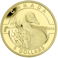 2014 $5 O Canada - Canada Goose Pure Gold Coin (No Tax)