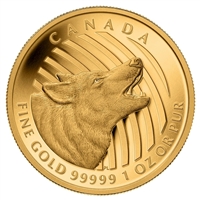 2014 Canada $200 Howling Wolf Pure Gold Coin (TAX Exempt) - 129232