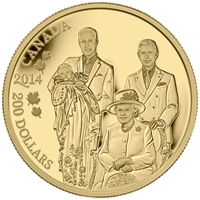 2014 Canada $200 Royal Generations Pure Gold Coin (No Tax) - 134356