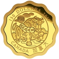 2015 Canada $150 Blessings of Prosperity Pure Gold Coin (No Tax)