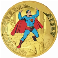 2015 Canada $100 Iconic Superman Comic Book Covers: Superman #4 14K Gold