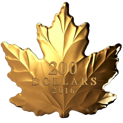 2016 Canada $200 Nature's Pure Form Pure Gold Coin (TAX Exempt) 149830