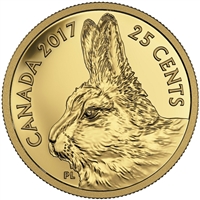 2017 Canada 25ct Traditional Arctic Hare: Predator VS Prey Gold (No Tax)