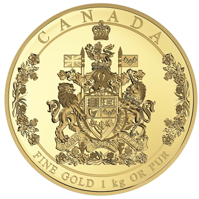 2016 Canada $2,500 The Arms of Canada Pure Gold Coin (No Tax) 154145
