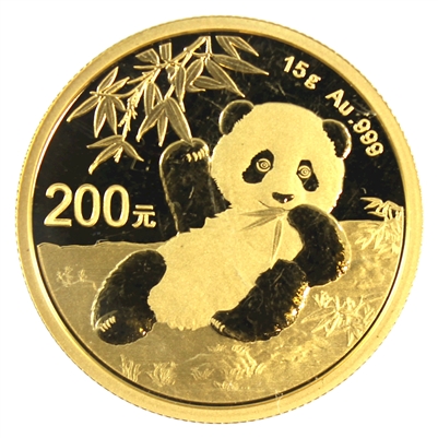 2020 China 200Y 15g .999 Fine Gold Panda (No Tax)