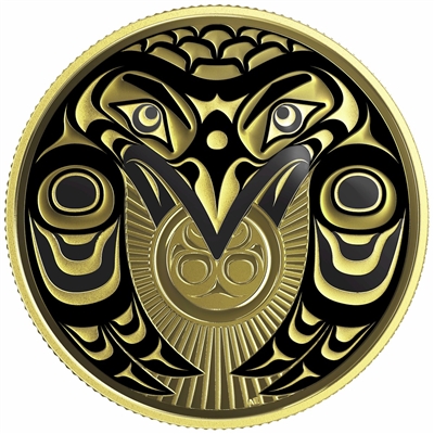 2017 Canada $100 Raven Brings the Light 14K Gold Coin