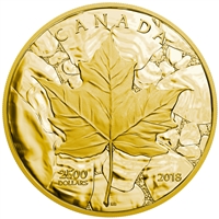 2018 Canada $2,500 Gold Kilo - Sugar Maple Majesty (TAX Exempt)