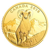 2018 Canada $200 Bighorn Sheep 1oz. Pure Gold (No Tax)