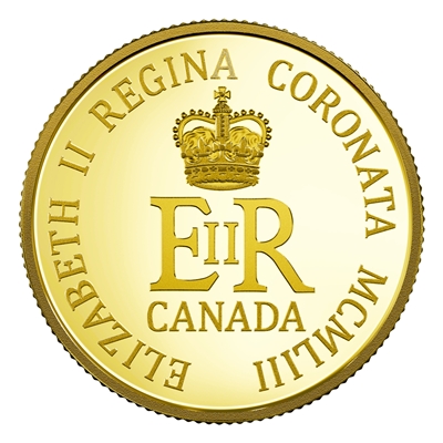 2018 Canada $10 65th Anniversary Coronation of Queen Elizabeth II Pure Gold (No Tax)