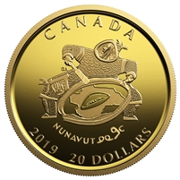 2019 Canada $20 20th Anniversary of Nunavut Pure Gold Coin (No Tax)