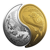 2019 Canada Yin and Yang Pure Gold & Fine Silver 2-coin Set (No Tax)