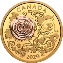 2020 Canada $200 The Queen Elizabeth Rose Pure Gold Coin