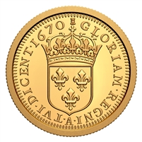 2020 Canada $10 Relics of New France - Louis XIV 15 Sol Pure Gold (No Tax)