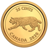 2020 Canada 1/10th oz. Tribute to Alex Colville: 1967 25-cent Pure Gold Coin (NO TAX)
