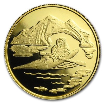 1980 Canada $100 Arctic Territories 22K Gold Coin