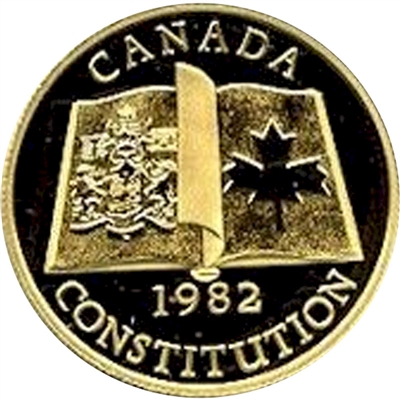 1982 Canada $100 Patriation - Canadian Constitution 22K Gold Coin
