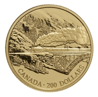 1996 Canada $200 Transcontinental Landscape 22K Gold Coin
