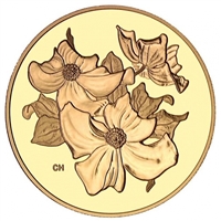 2000 Canada $350 Pacific Dogwood - British Columbia Fine Gold Coin (No Tax)