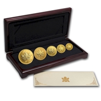 2001 Canada Viking Privy Mark Gold 5-Coin Set