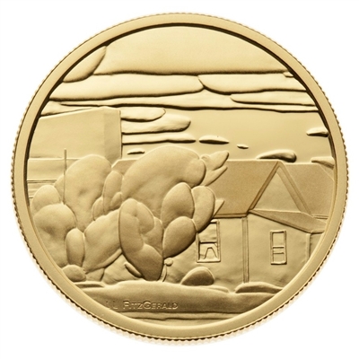 2003 Canada $200 "Houses" - Lionel Lemoine Fitzgerald 22K Gold Coin