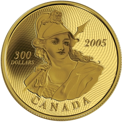 2005 Canada $300 14K 135th Anniversary of the 1870 Shinplaster Gold
