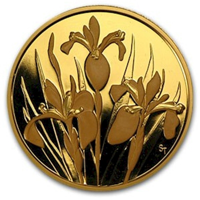 2006 Canada $350 Iris Versicolor Pure Gold Coin (TAX Exempt)