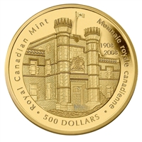 2008 Canada Royal Canadian Mint Centennial 5oz. Pure Gold (No Tax)