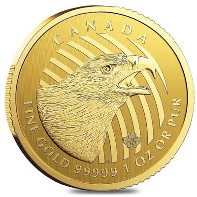 2018 Canada $200 Call of the Wild - Golden Eagle 1oz. Gold (No Tax)