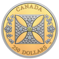 2022 Canada $250 Her Majesty Queen Elizabeth II's Diamond Diadem Pure Gold Coin