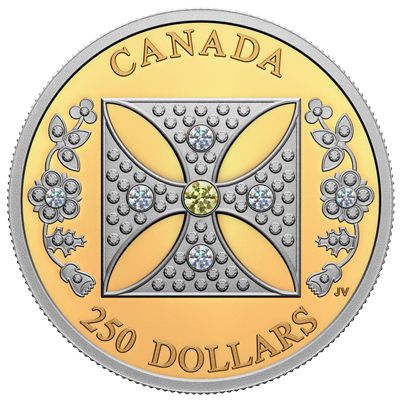 2022 Canada $250 Her Majesty Queen Elizabeth II's Diamond Diadem Pure Gold Coin
