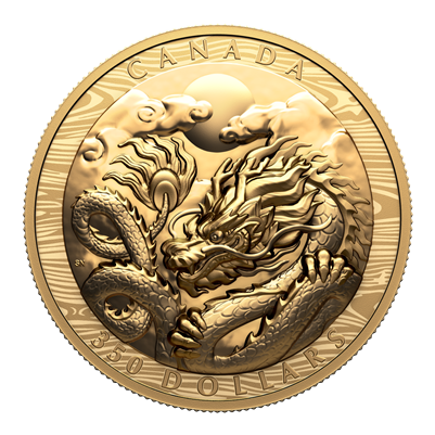 2024 Canada $350 Year of the Dragon EHR Pure Gold (No Tax)
