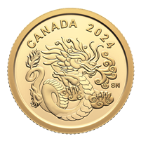 2024 Canada $8 Spirit Dragon Pure Gold (No Tax)