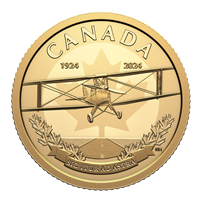 2024 $100 100th Anniversary of the Royal Canadian Air Force Pure Gold (No Tax)