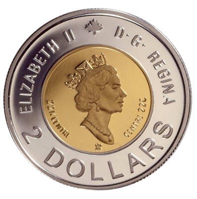 1996 Canada $2 22KT Polar Bear Gold Coin