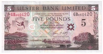 Northern Ireland 2006 5 Pound Note, NI818, UNC 