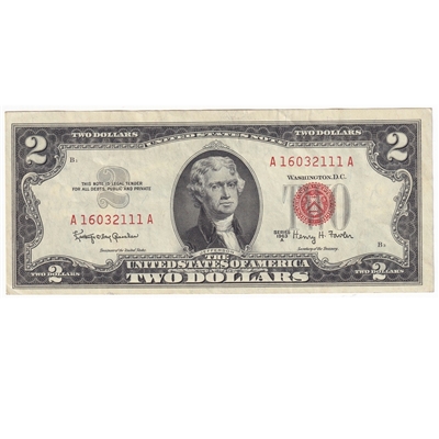USA 1963A $2 Note, FR #1514, Granahan-Fowler, EF-AU