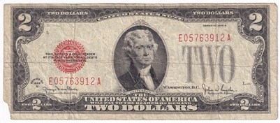 USA 1928G $2 Note, FR #1508, Clark-Snyder, Circ.
