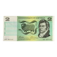 Australia 1972 2 Dollar Note, Pick #38d, VF