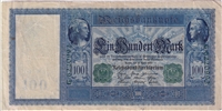 Germany 1910 100 Mark Note, Pick #43, VF (Stain) (L)
