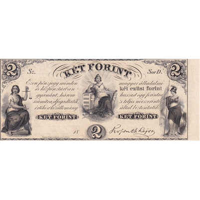 Hungary Note 18__ 2 Forint, Remainder, UNC