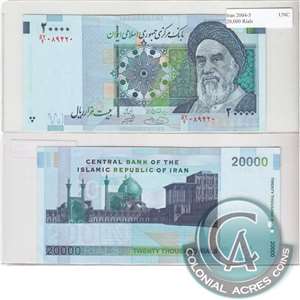 Iran Note 2004-5 20,000 Rials, UNC